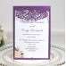 Marriage Invitation Card Celebration Invitation Laser Cut Paper Dark Blue